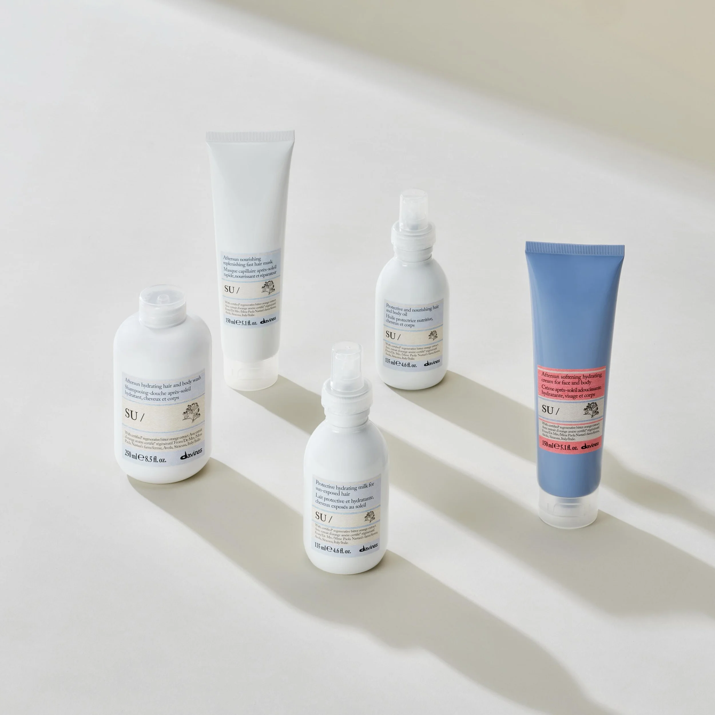 ☀️SU/ Is the Essential Haircare family of suncare products.

☀️Active Ingredient/ Bitter orange extract from Mrs. Paola Nastasi&rsquo;s farm Avola, Italy. Fun fact, Davines uses bitter oranges that are too big or too small for the food chain, Regener