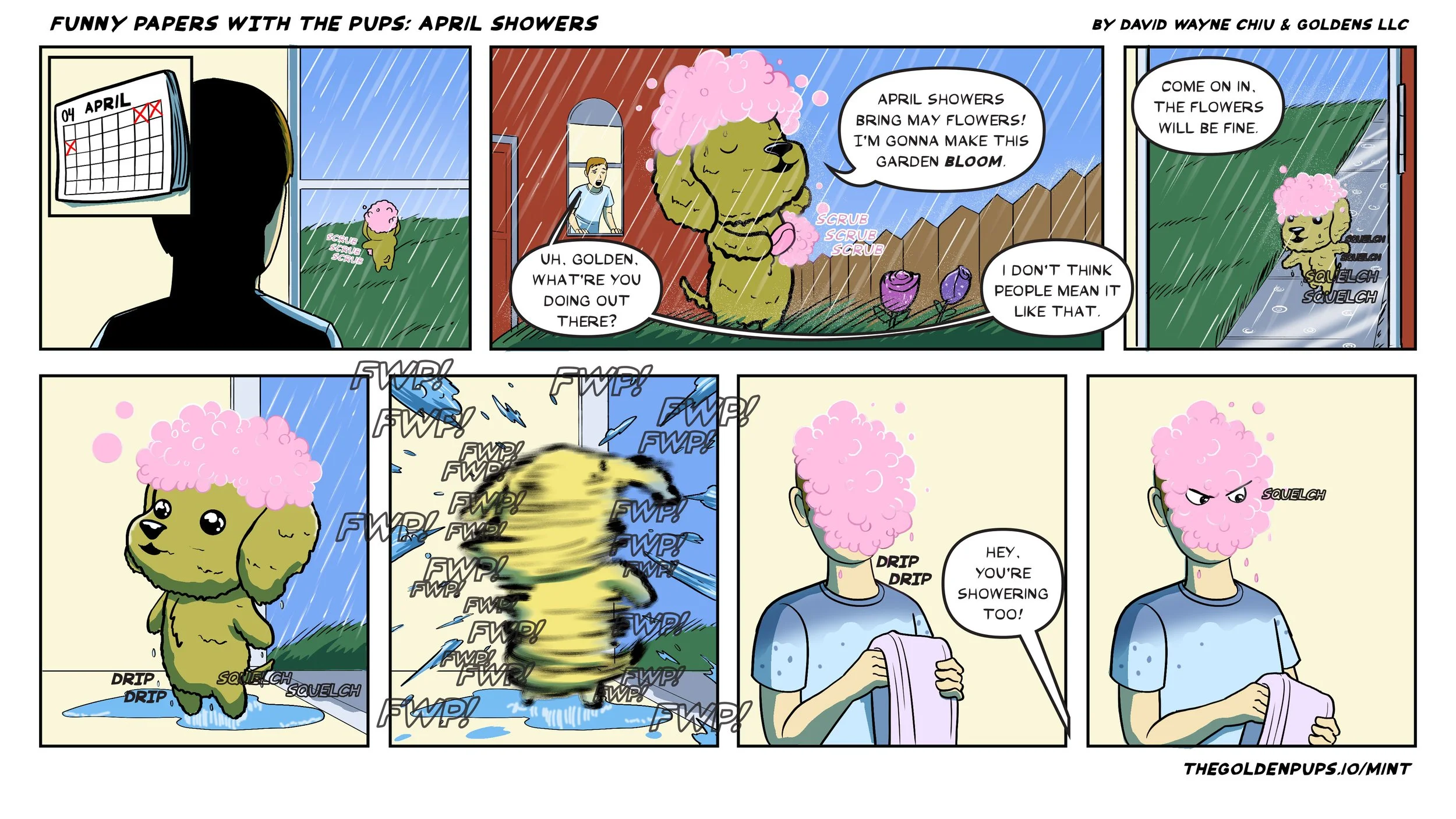 TheGoldenPups: April Showers