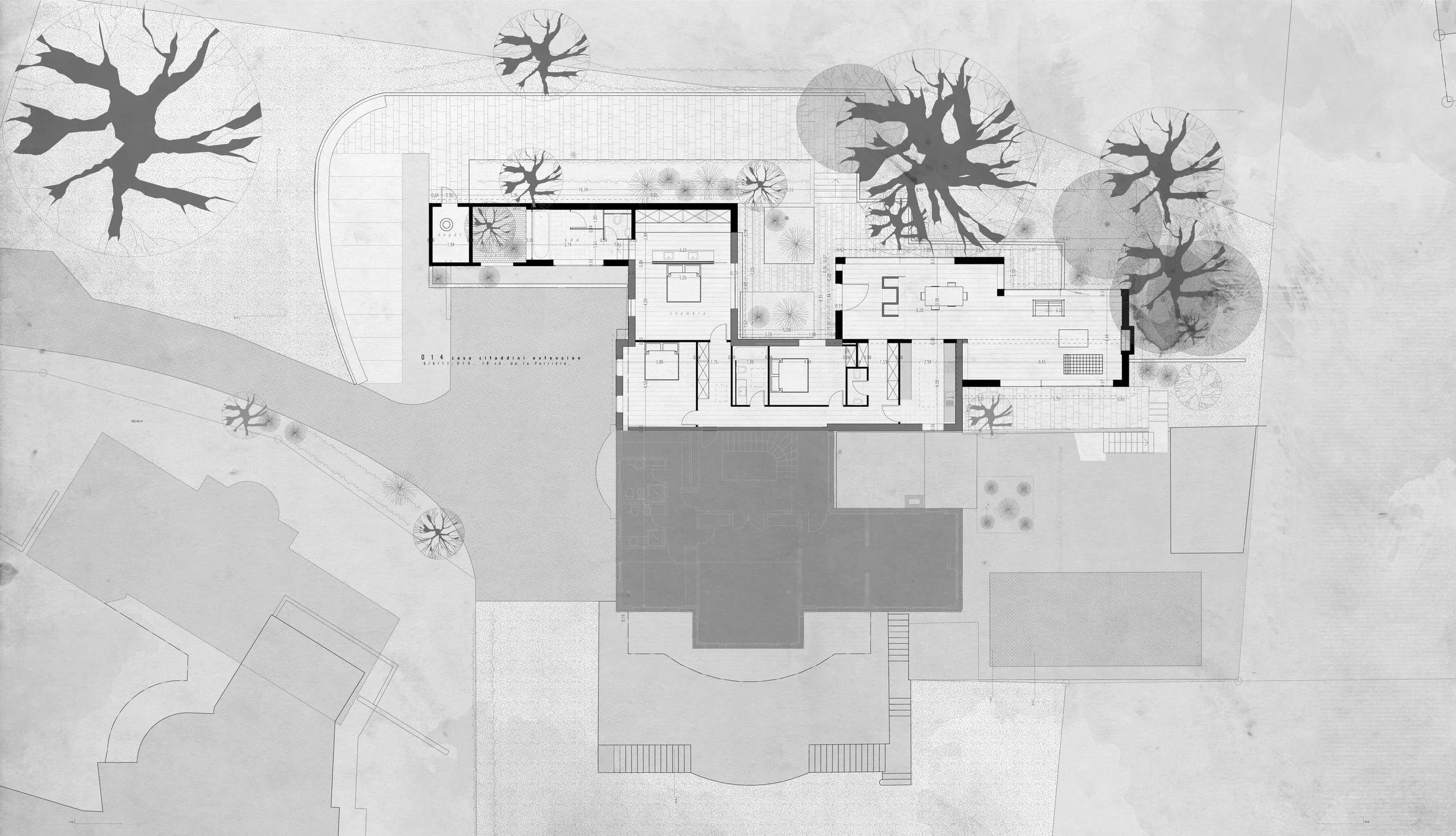 Plan of the extension