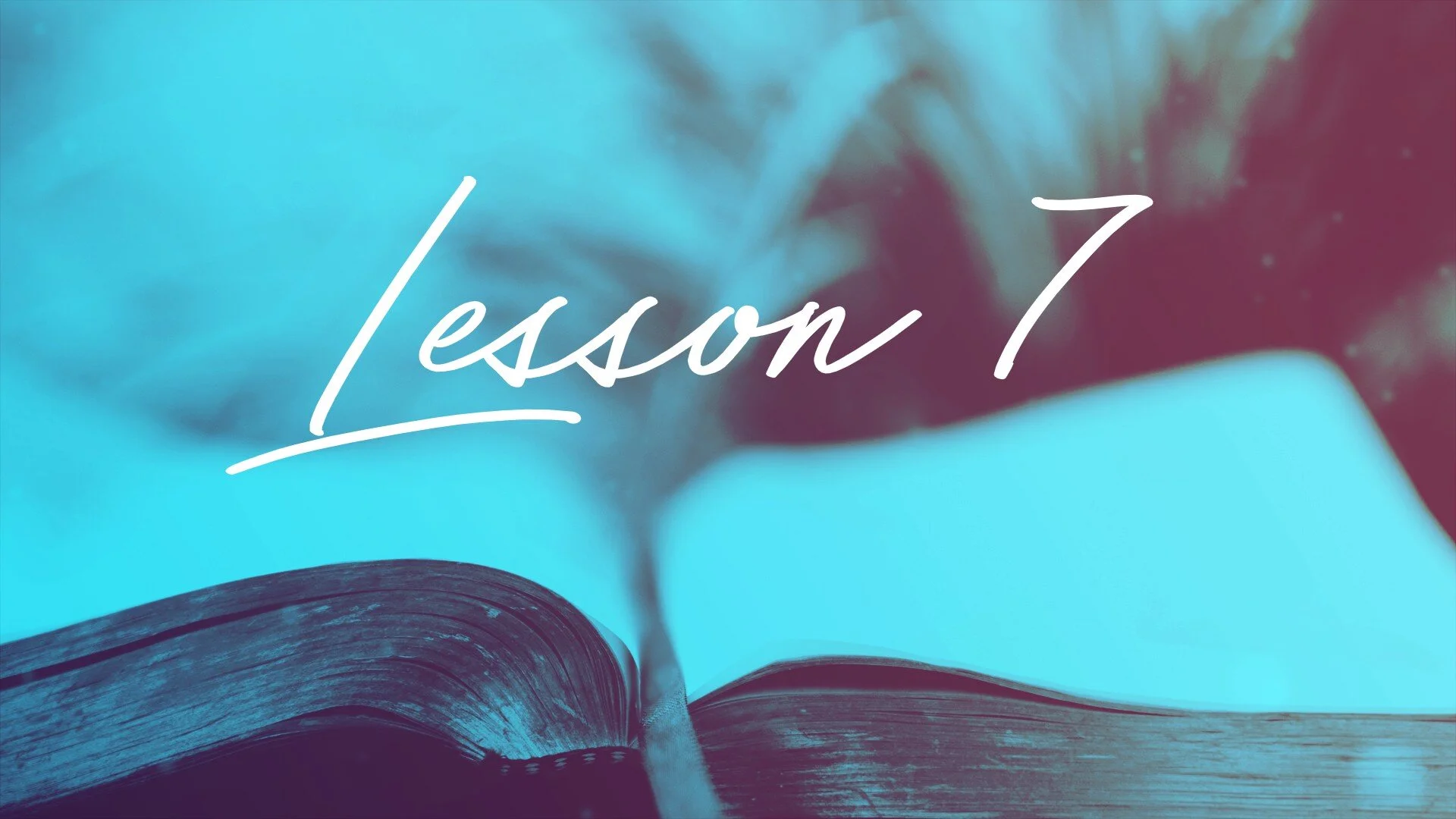 Lesson 7