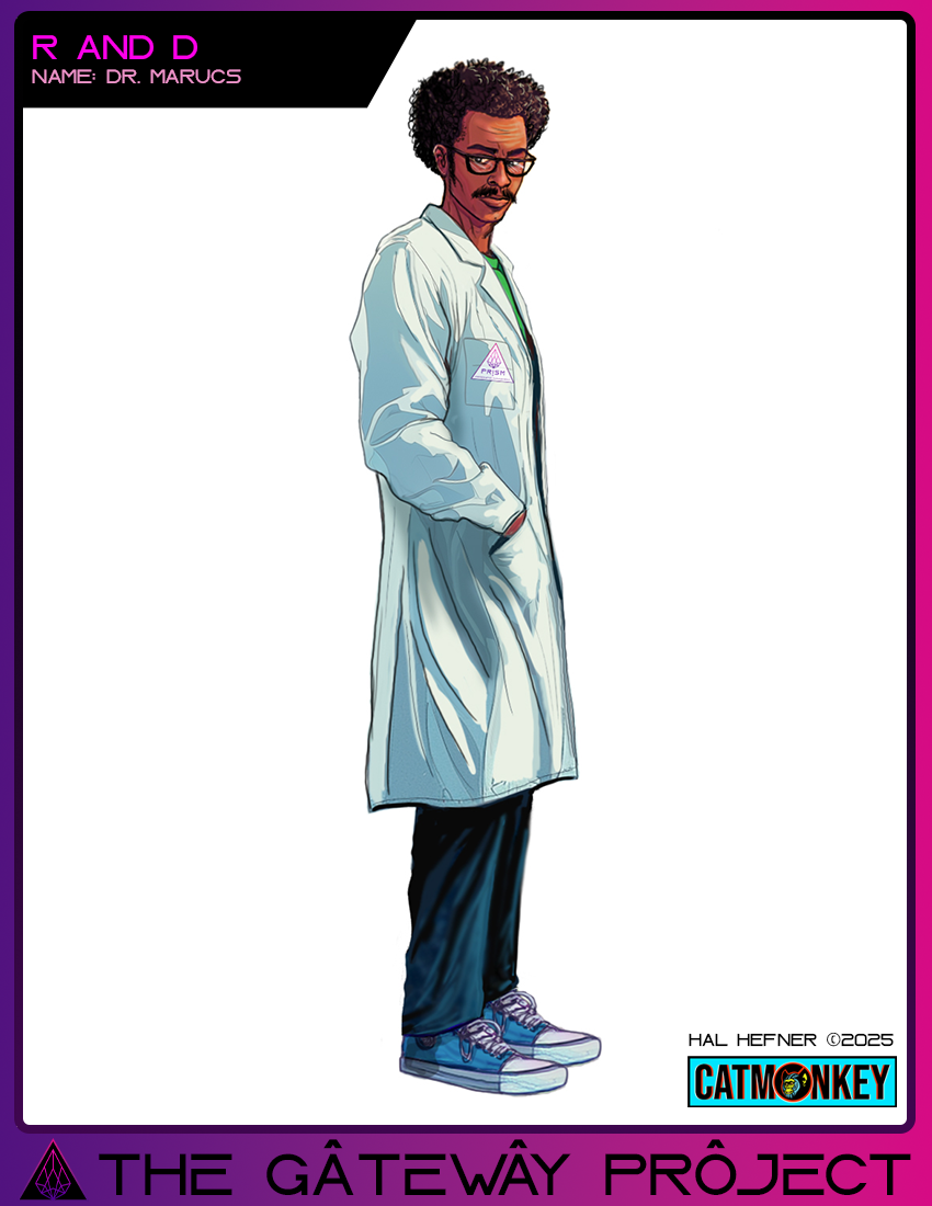 scientist_catmonkey_hal hefner_ nerd horror_the gateway project.png
