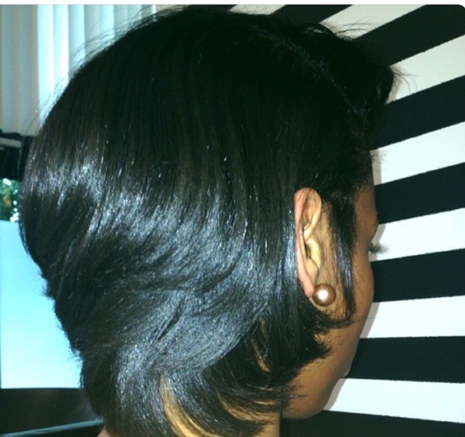 Silk press with short hair cheap