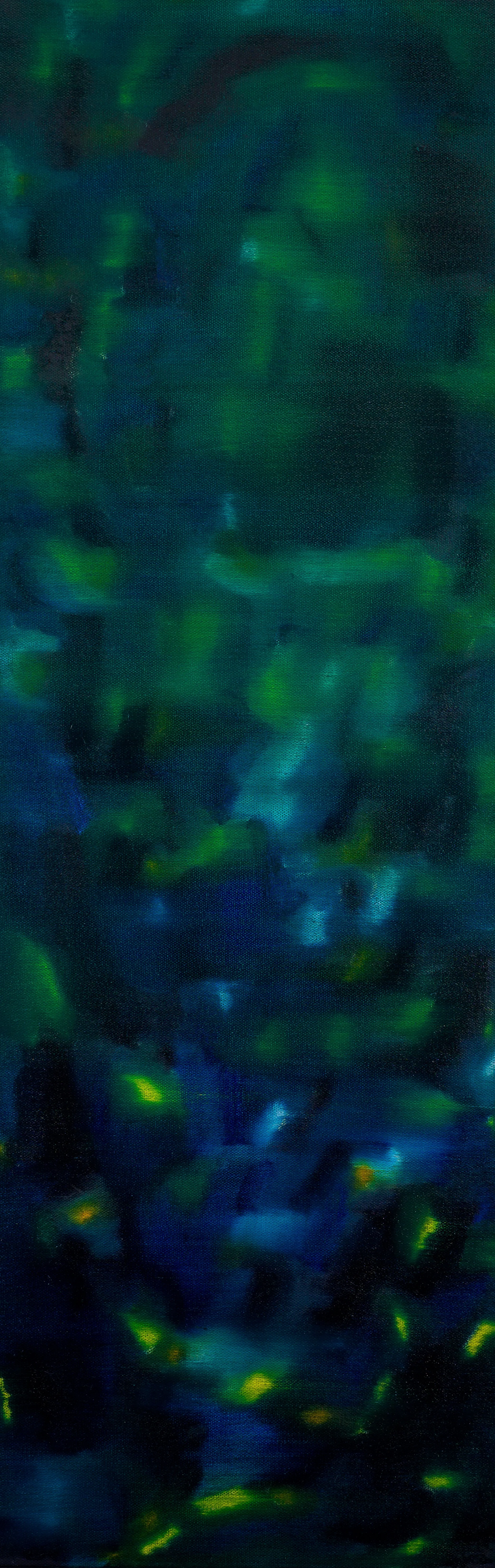 Fireflies · oil on canvas · 36 x 12 in · $3,500