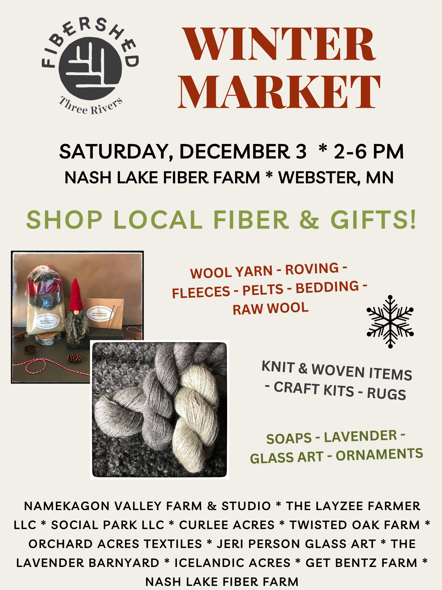 Winter Market — Three Rivers Fibershed