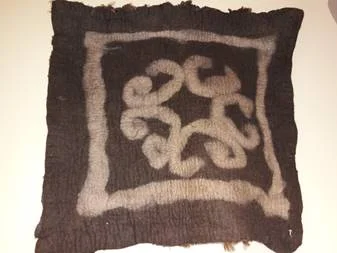 Wet-felted Traditional Rug