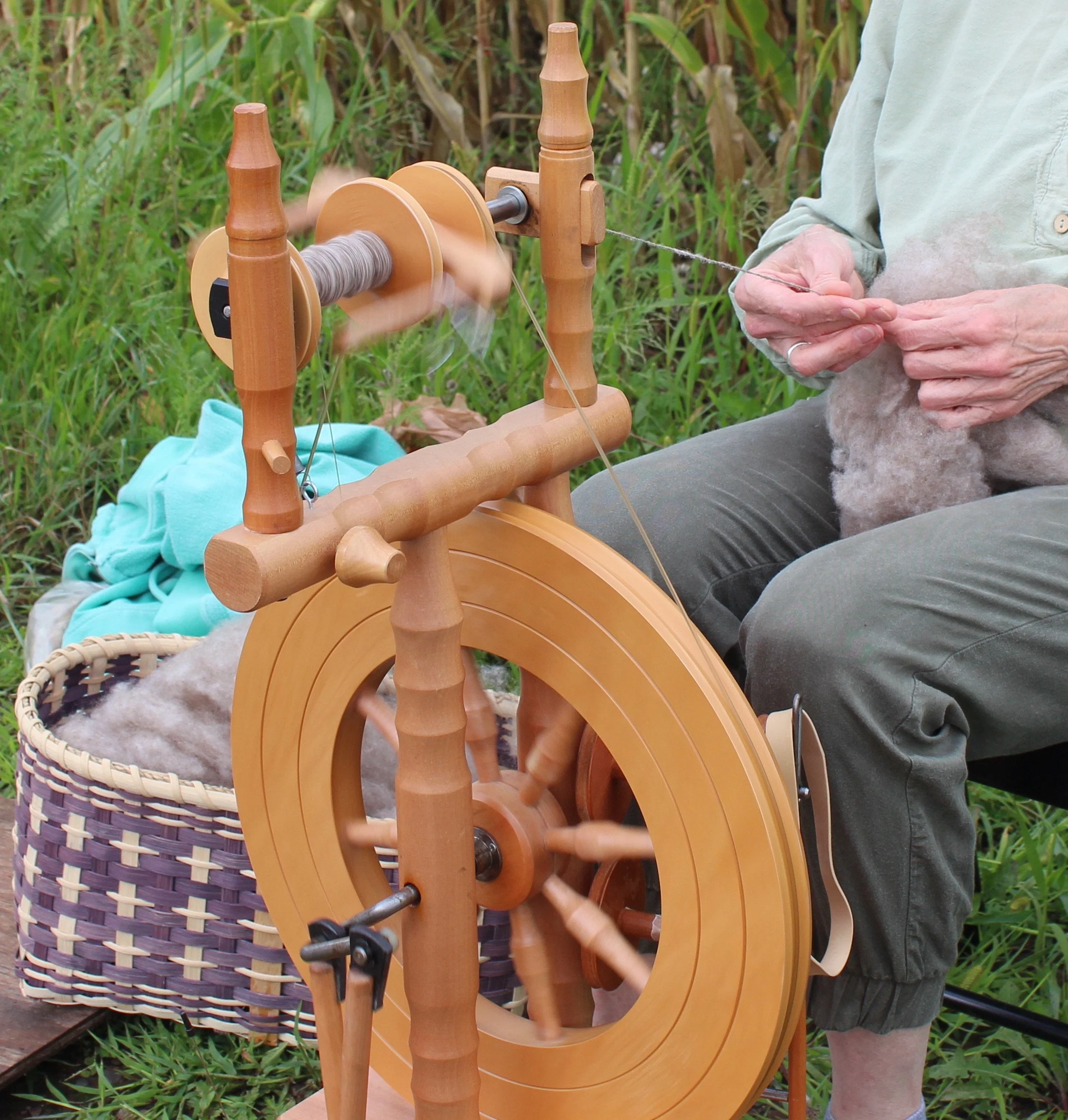 Beginning Spinning: Drop Spindle or Spin on a Wheel