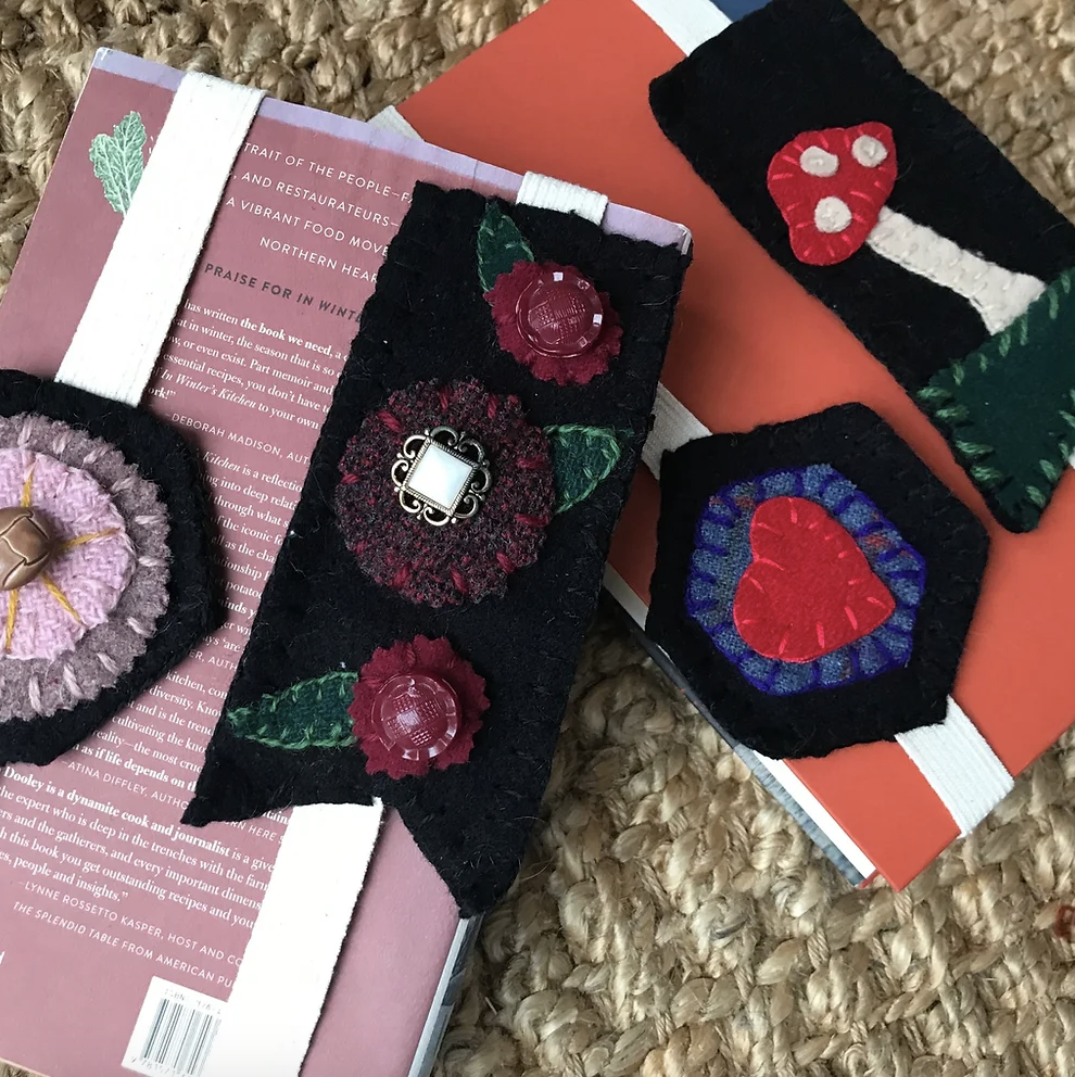 Recycled Wool Bookmark Class @ Twisted Oak Farm