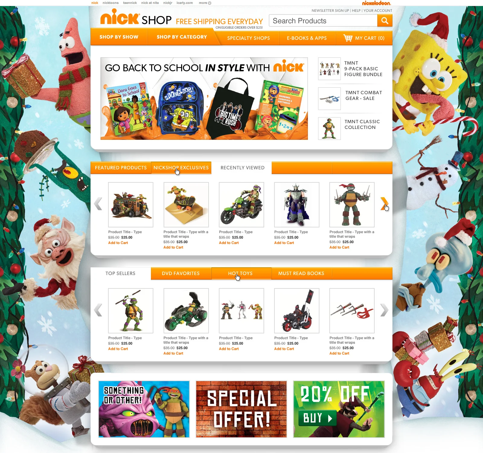  ...and for the SpongeBob Stop-Motion Christmas theme. 