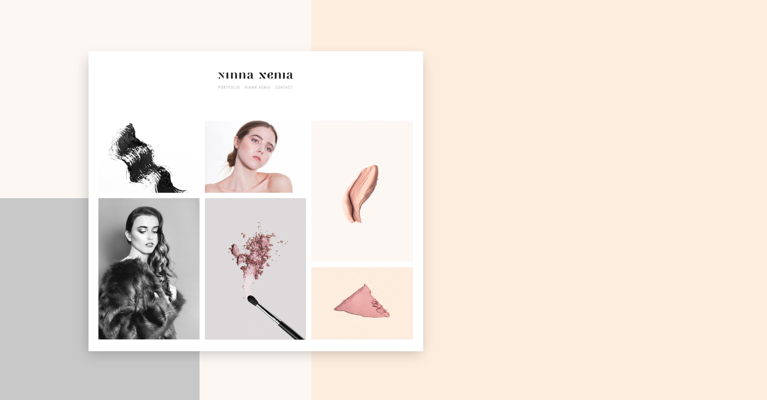Makeup Artist MUA website design 
