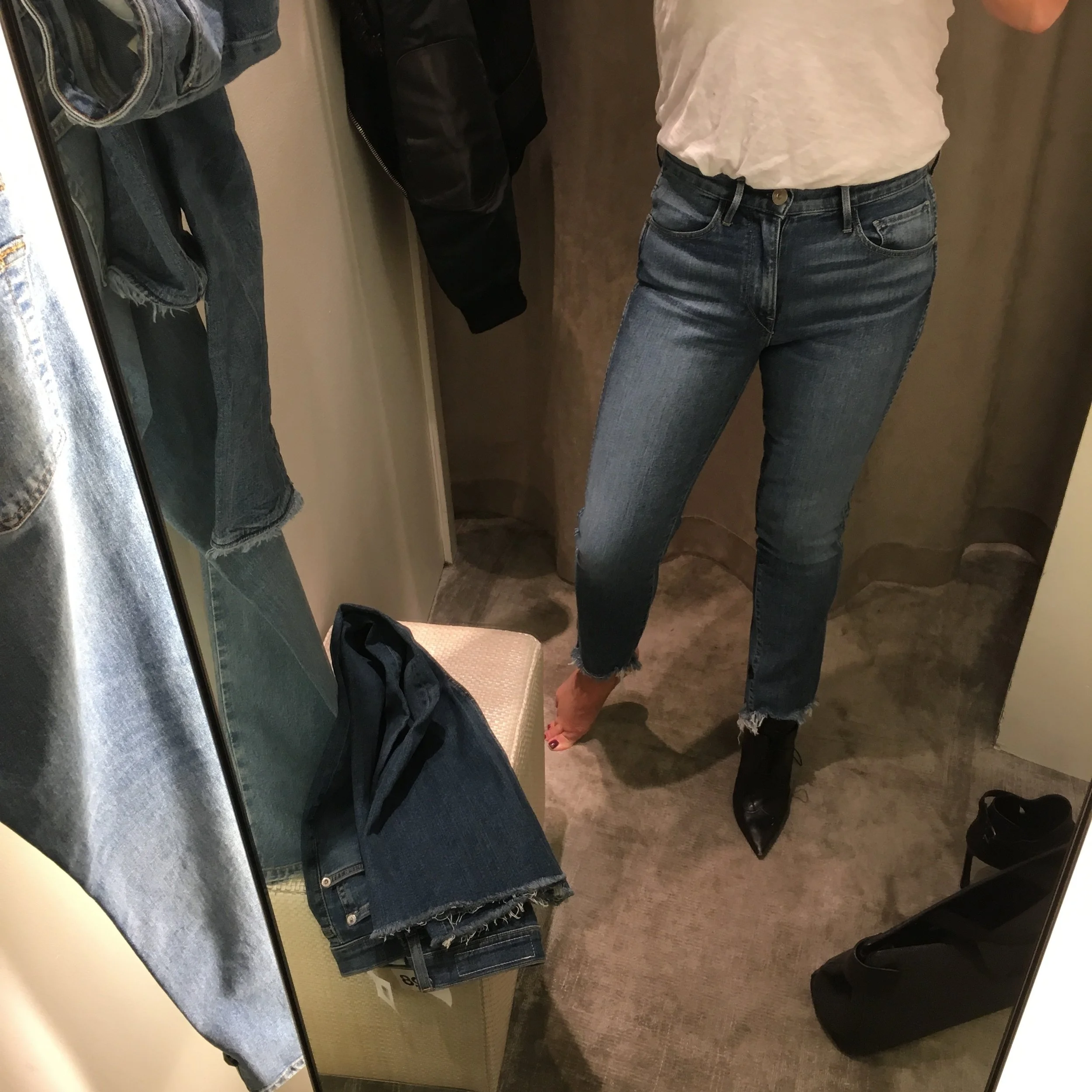 Michelle McCool sporting the Ace jean by 3x1 Click to buy