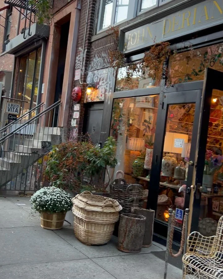Magical Sunday with brunch @gemma.nyc then a visit to @johnderiancompany on East 2nd street #nycchristmas #nycshopping