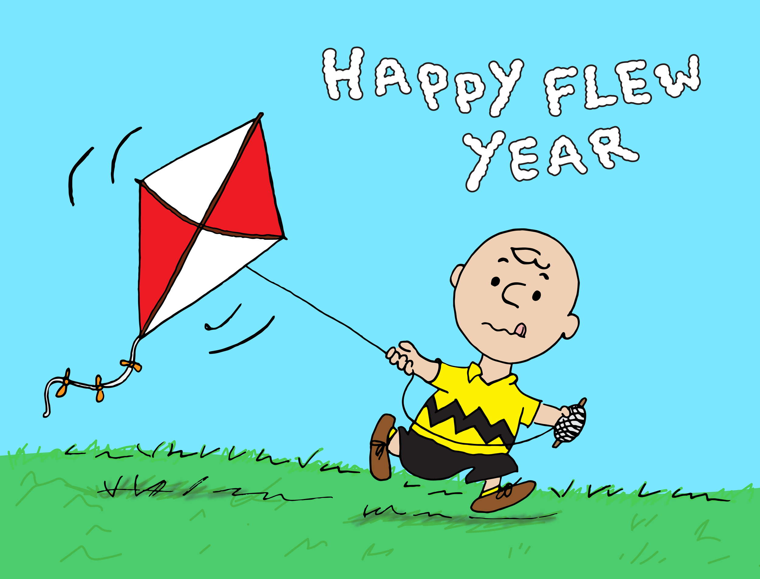 18 - happy flew year vector 4-01.png