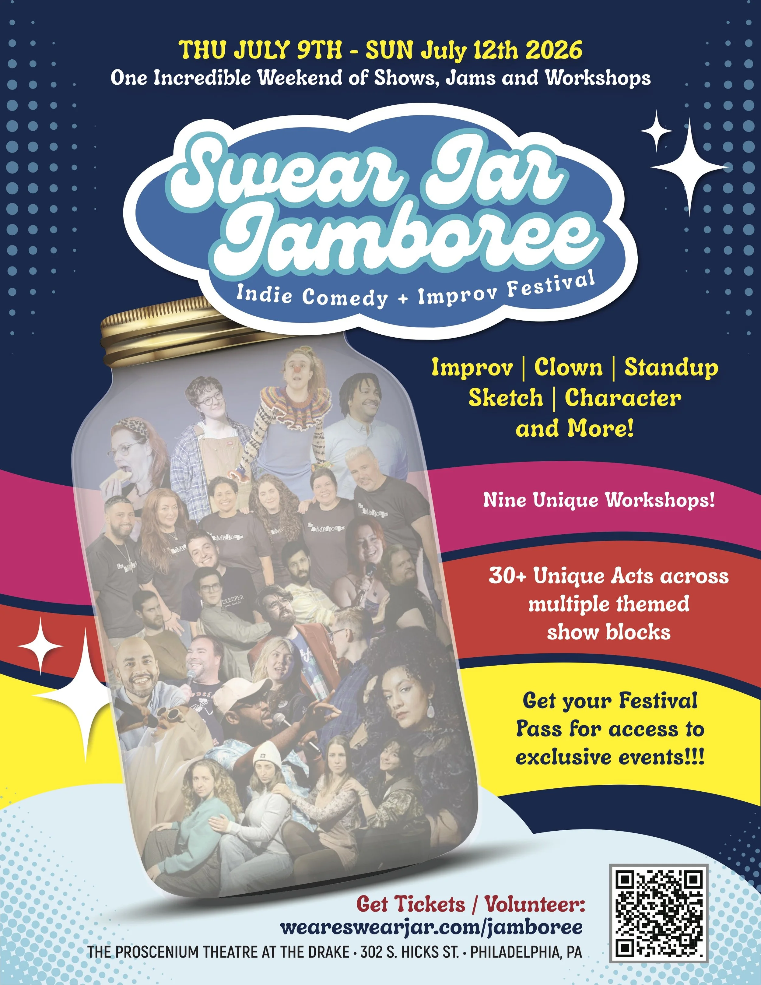  Swear Jar Jamboree Improv Festival Poster 2026 