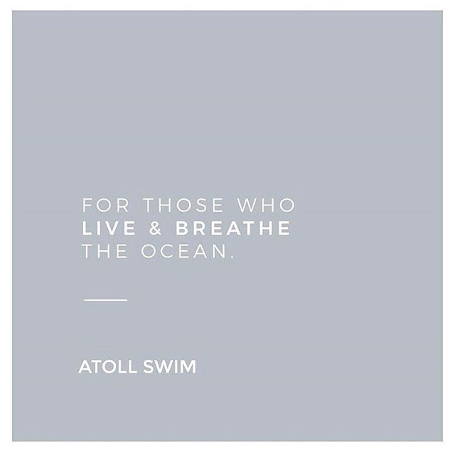 Swimwear designed for the water obsessed | #atollswim