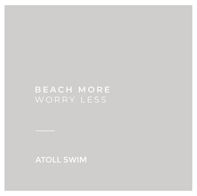 Meet us at the beach ✌🏼 #atollswim