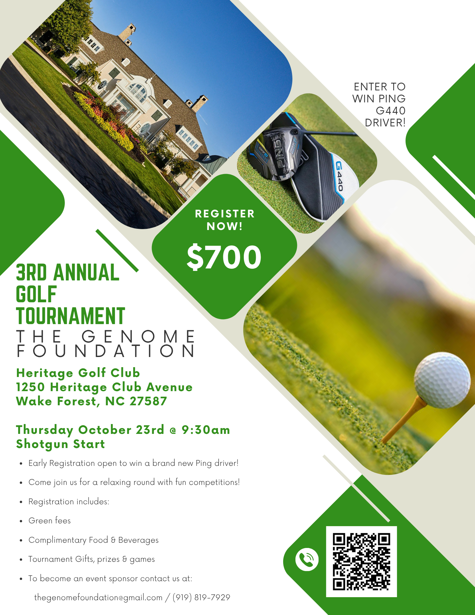 3rd Annual Fundraising Golf Tournament