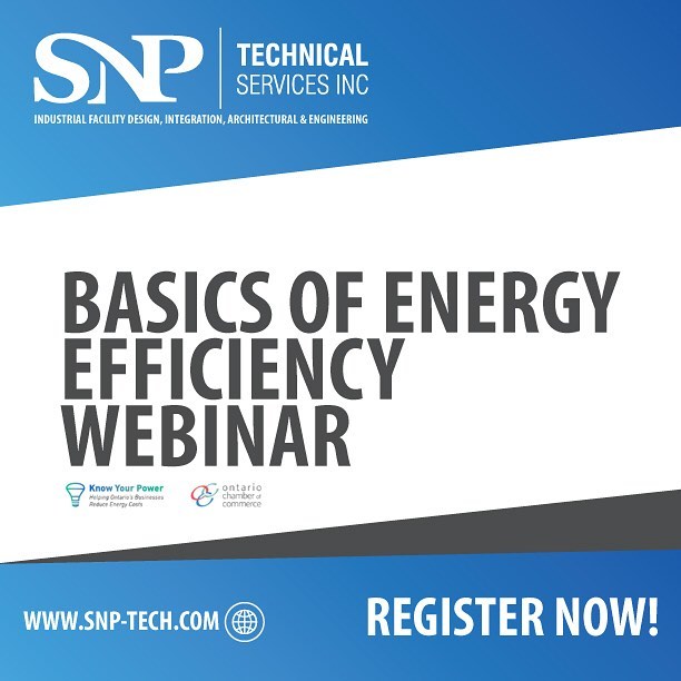 Interested in improving your energy efficiency but don&rsquo;t know where to start?  Know Your Power&rsquo;s Basics of Energy Efficiency Webinar is on June 26 from 11:00am - 12:00pm.  Register now, it's FREE!  Link in bio. #snptech #energyefficiency 