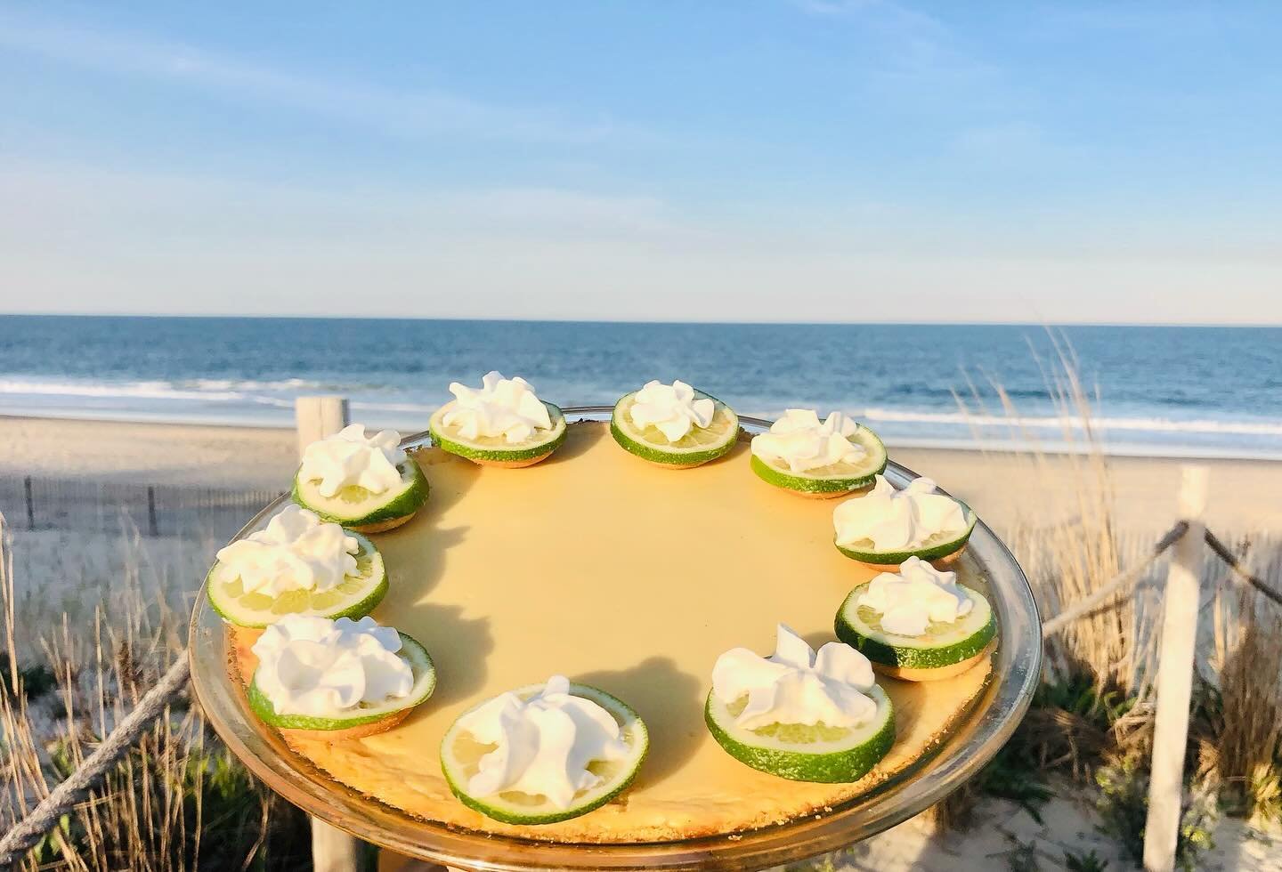 Sedona&rsquo;s famous Whole Our Own Key Lime Pie. Strawberry Puree with Whipped Cream. Made in house. Available for purchase via our website and for pick-up only between 5:00pm - 7:00pm. Our address is 26 N Pennsylvania Ave Bethany Beach, DE 19930