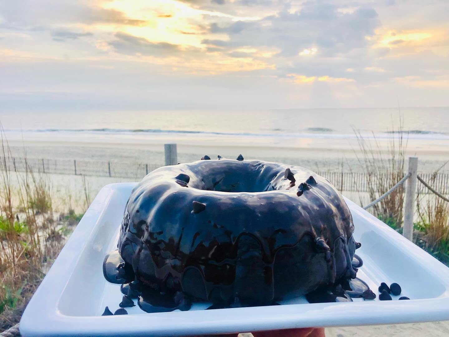 Our famous Whole Darn Good Chocolate Cake. Rich Cake with Chocolate Ganache Topping. Made in house. Available for purchase via our website and for pick-up only at Sedona between 5:00pm - 7:00pm. Our address is 26 N Pennsylvania Ave Bethany Beach, DE 