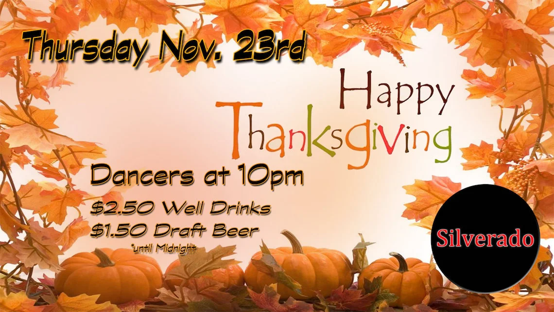 Thanksgiving 2017 at the Silverado - Portland's Best Gay Men's Bar.