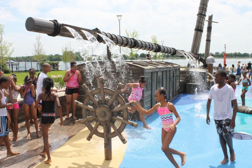 Mt. Elliott Park Water Feature.JPG