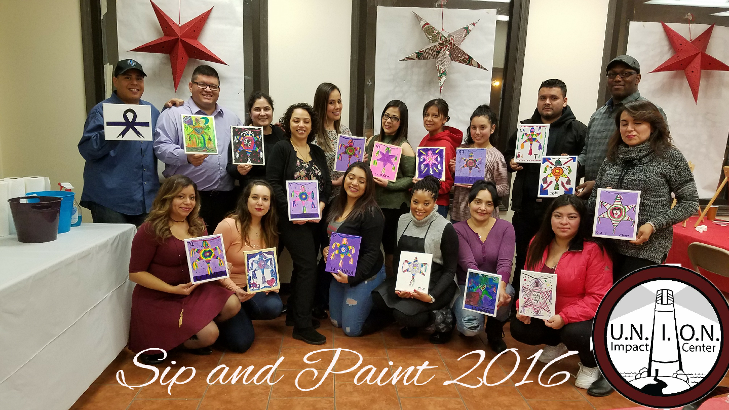 In collaboration with Amor al Arte, a fun evening of paintin' and sippin' for a good cause