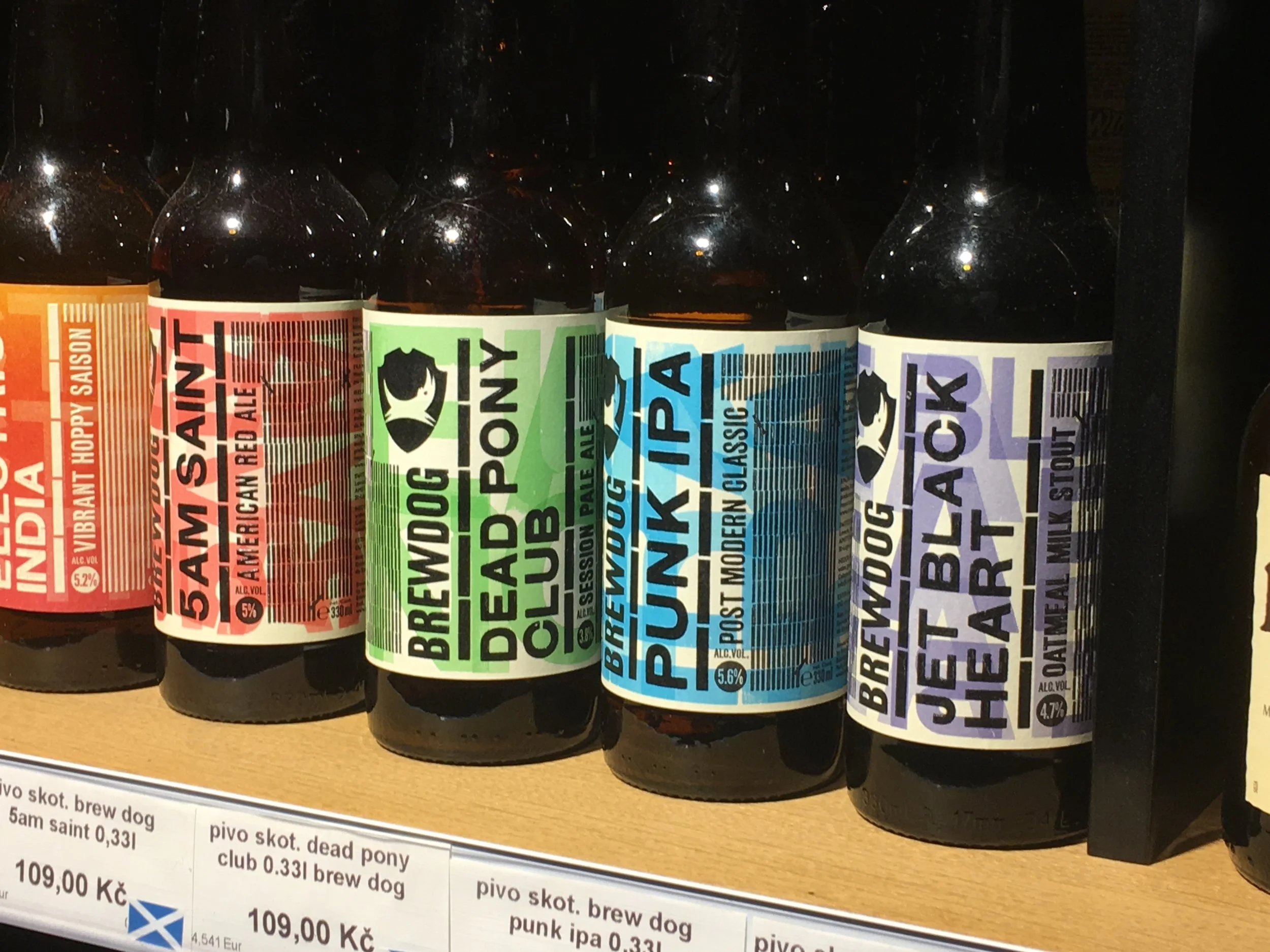 Selection of bottled beer for sale at Pipa Beer Story