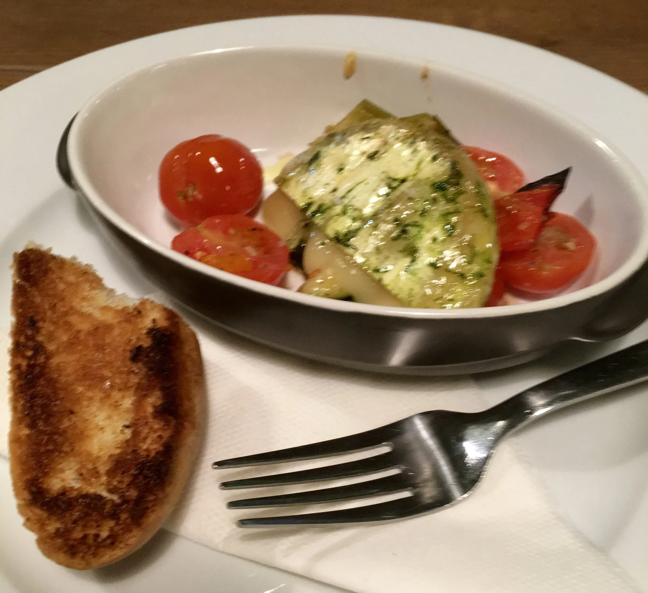Marinated and baked cheese snack at T-Anker