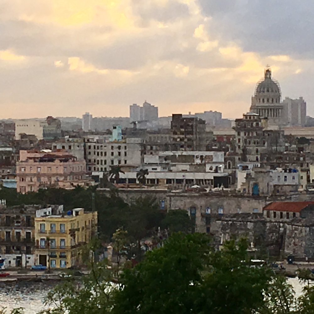Hilltop view of Bay of Havana