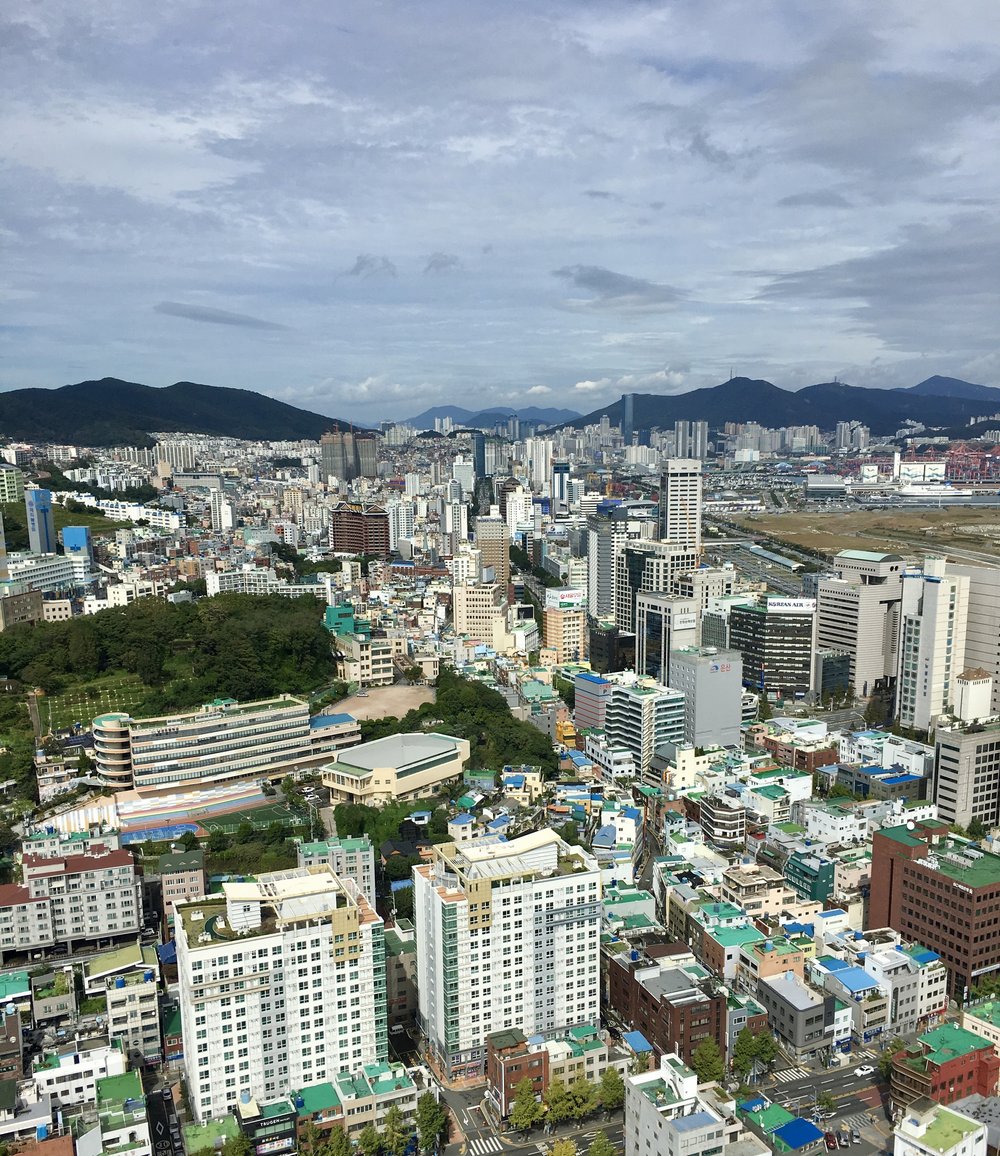 View of Busan skyline