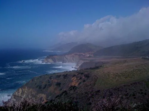 Somewhere between Monterey and Big Sur. 