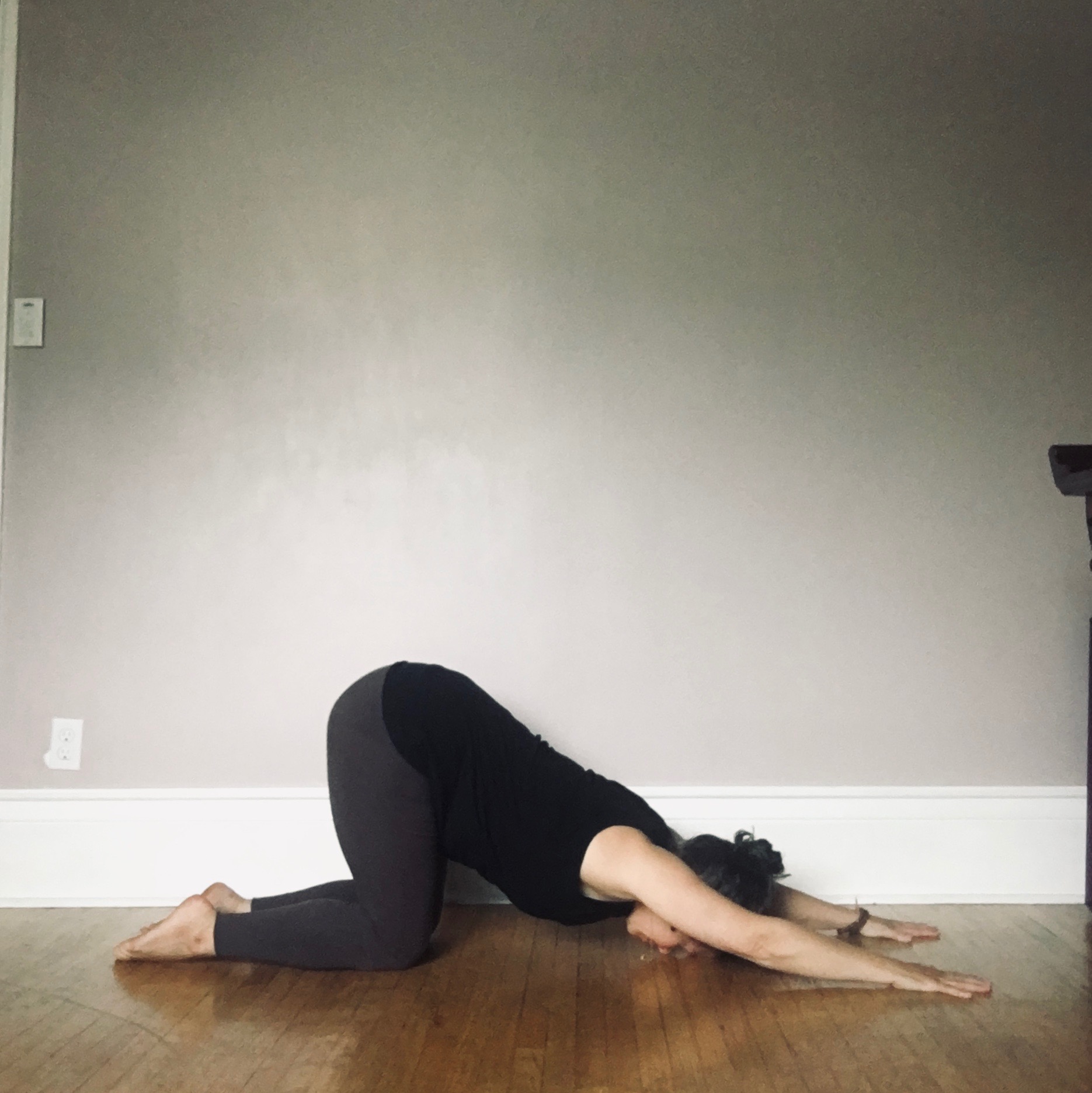 heart opening pose