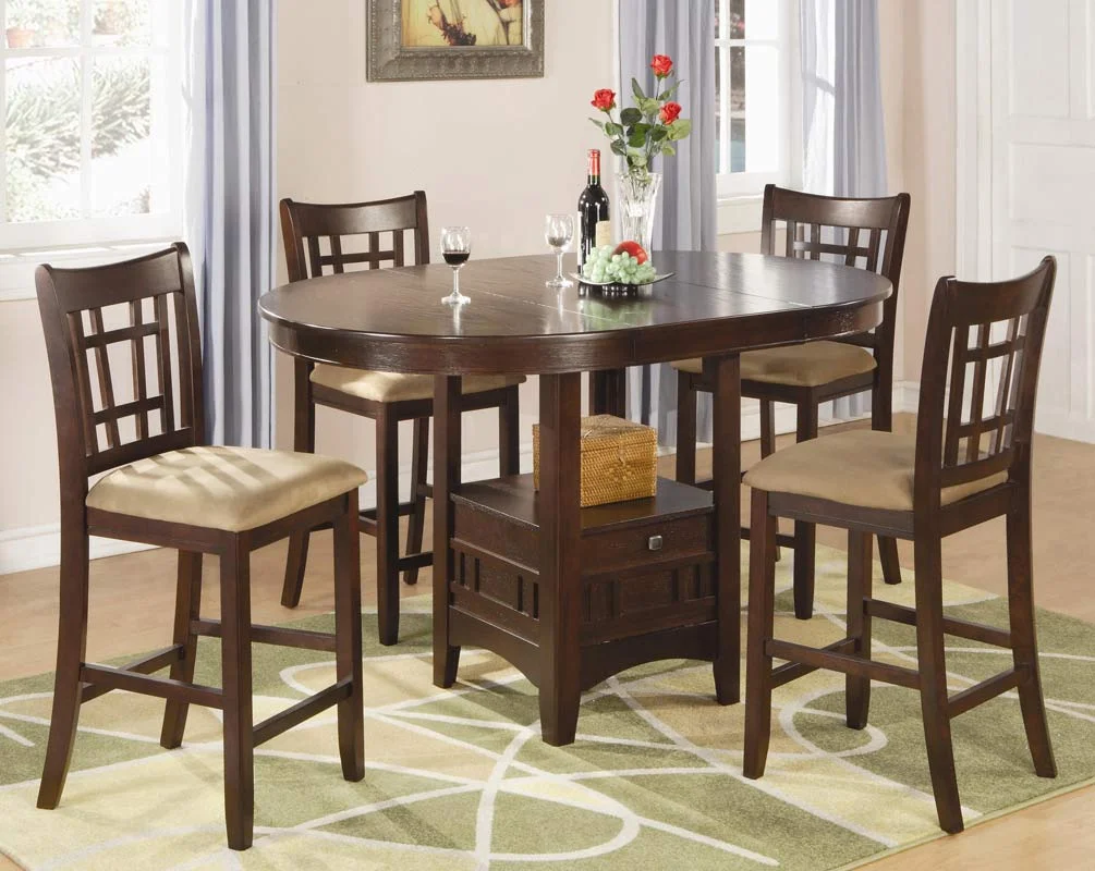 Empire Counter Height Dining Table Walnut