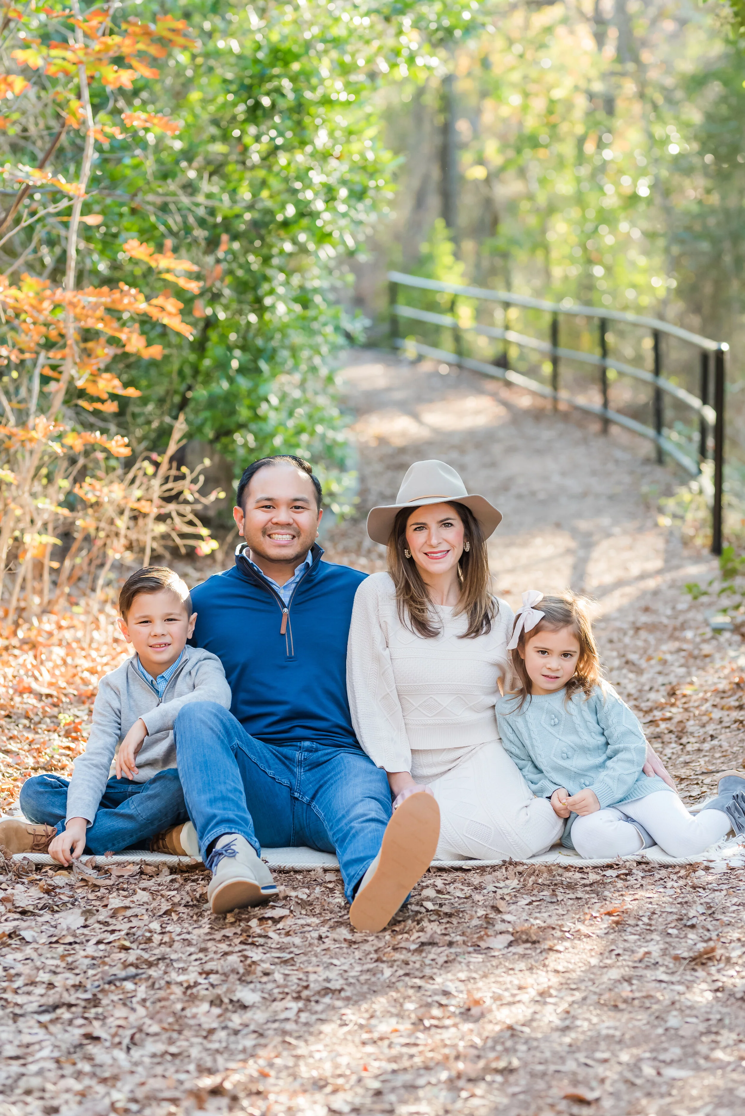Sunfilled Autumn Family Portrait Session in North Dallas Texas