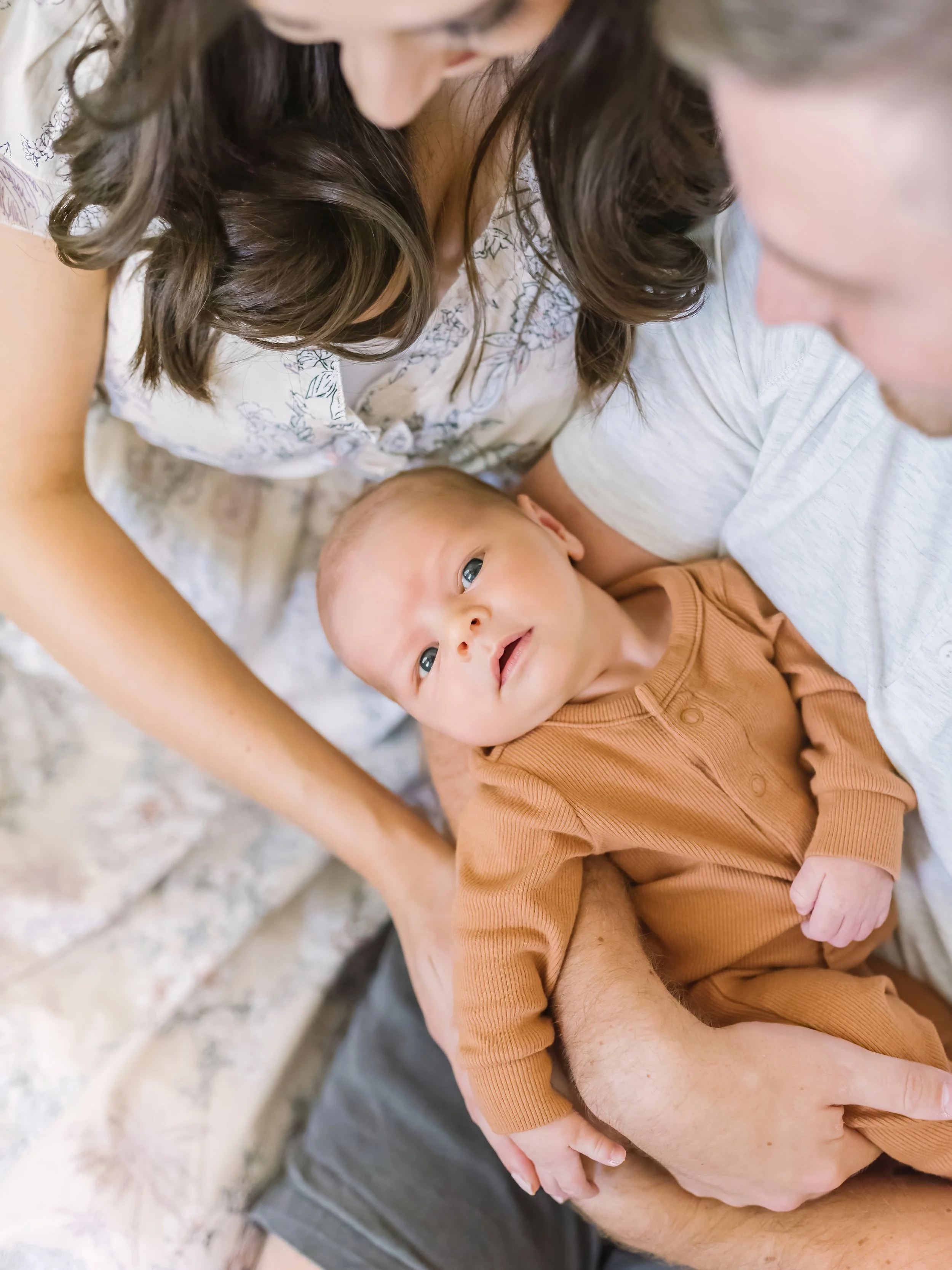 DFW Newborn and Family Portrait Session (Baby and Brother Photography)