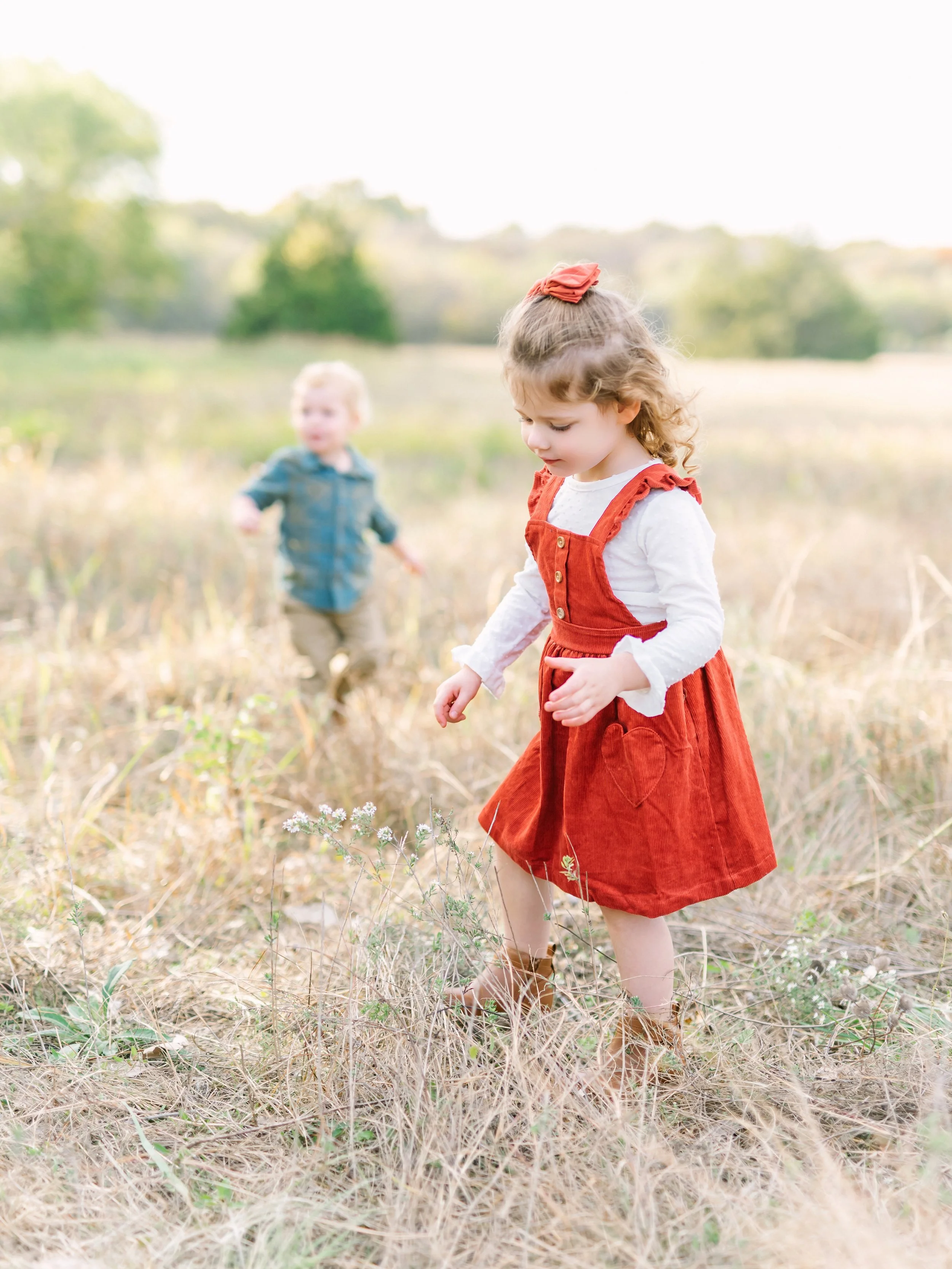 Fall Family Photography with Young Children (North Dallas, Texas)