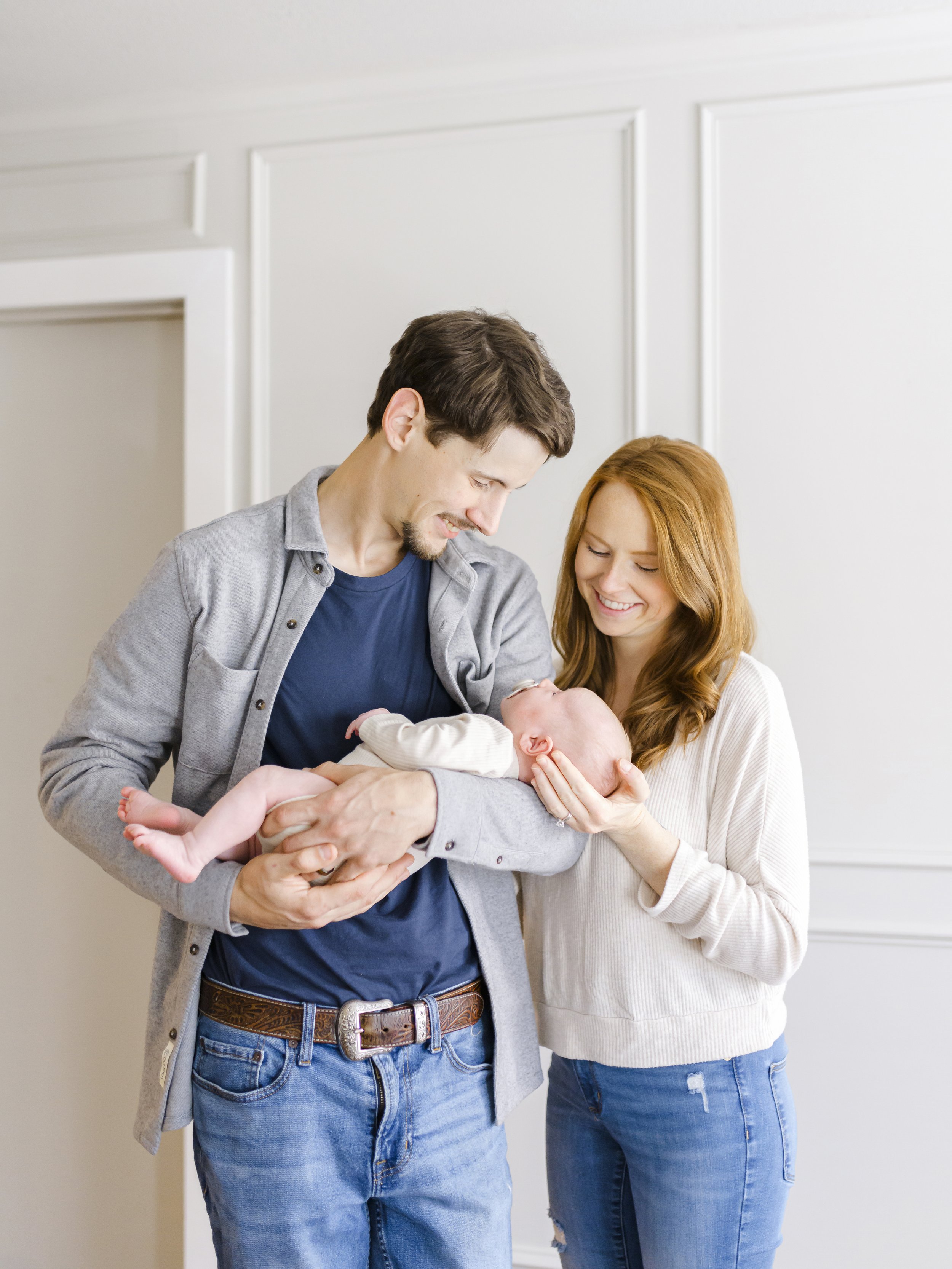 A Dallas, TX In-Home Newborn Session with Authentic Western Charm
