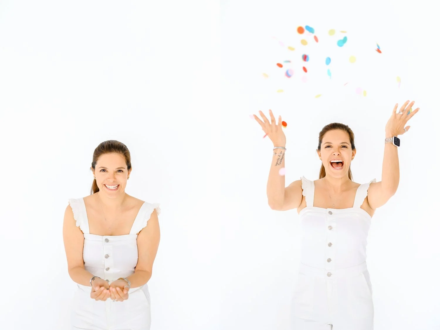 fun confetti celebration for business milestone
