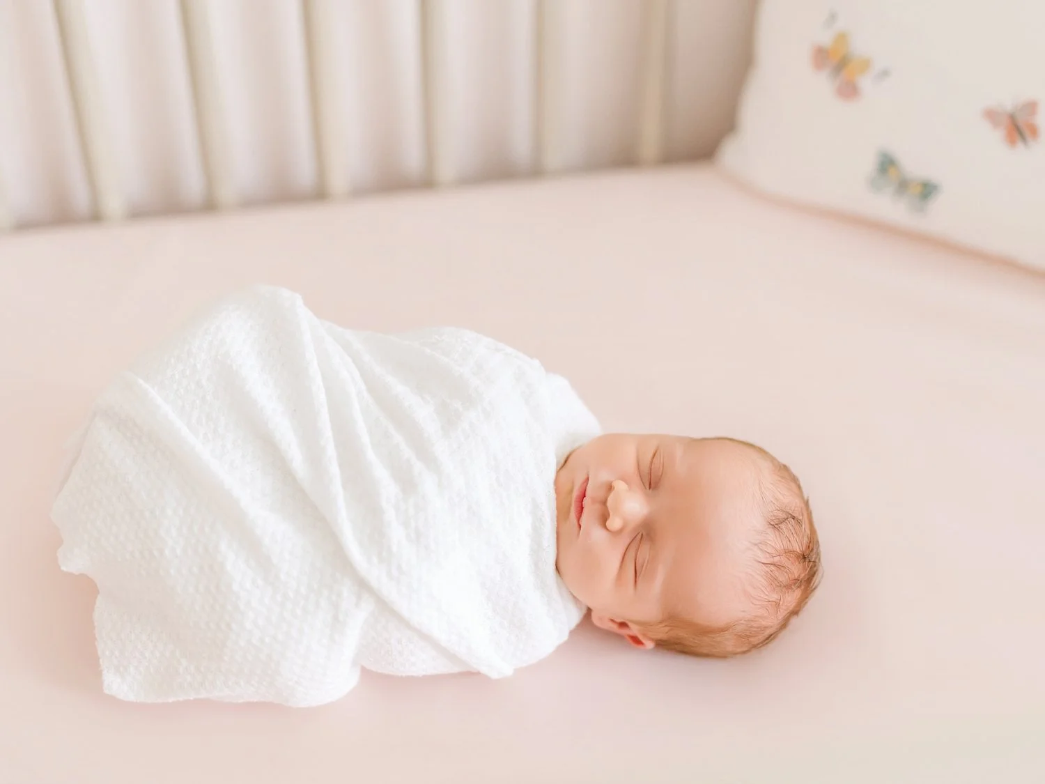 natural photo of newborn at home