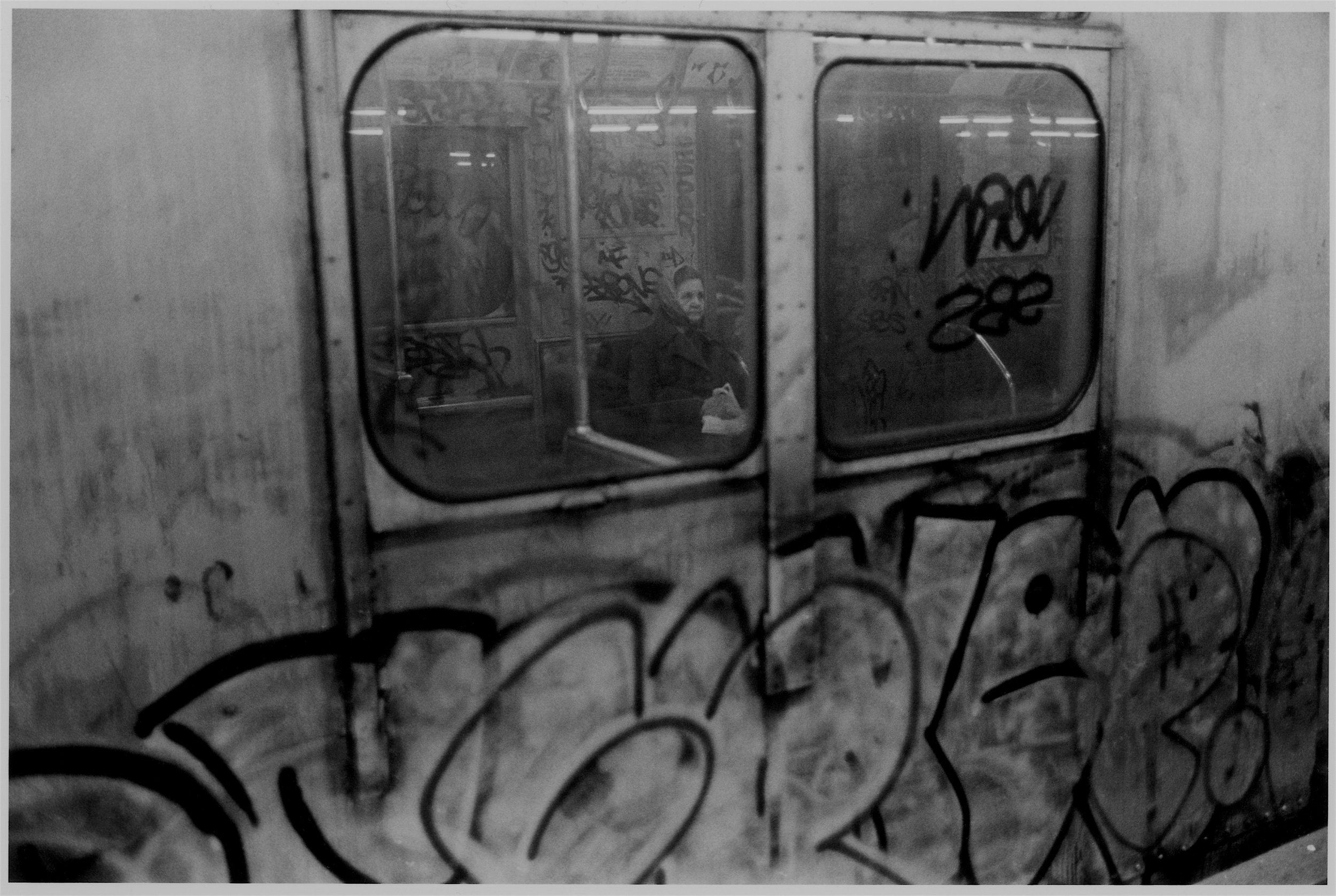 subway ghost, nyc, early 1980’s