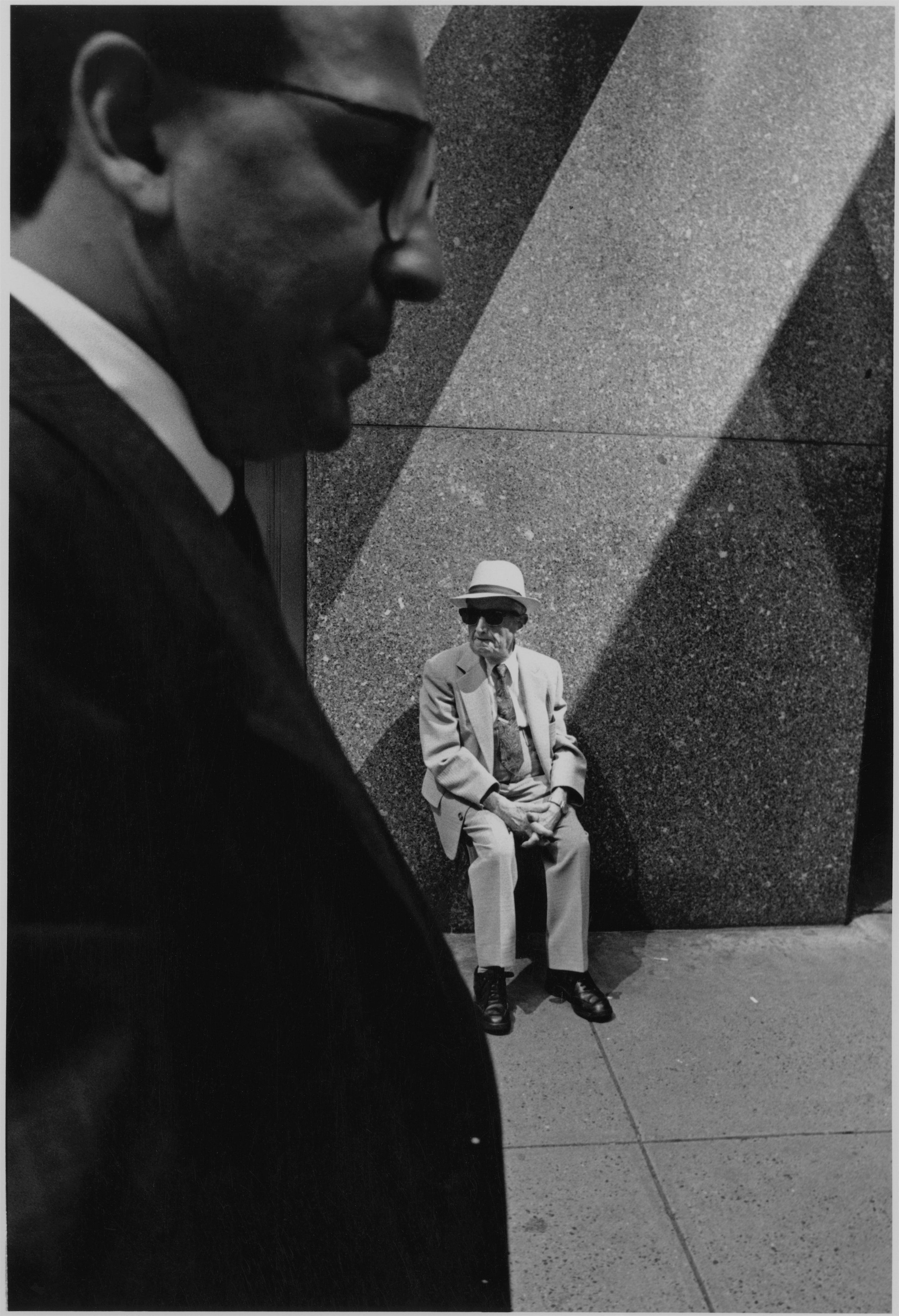 garment center shadows, vertical, nyc, early 1990’s