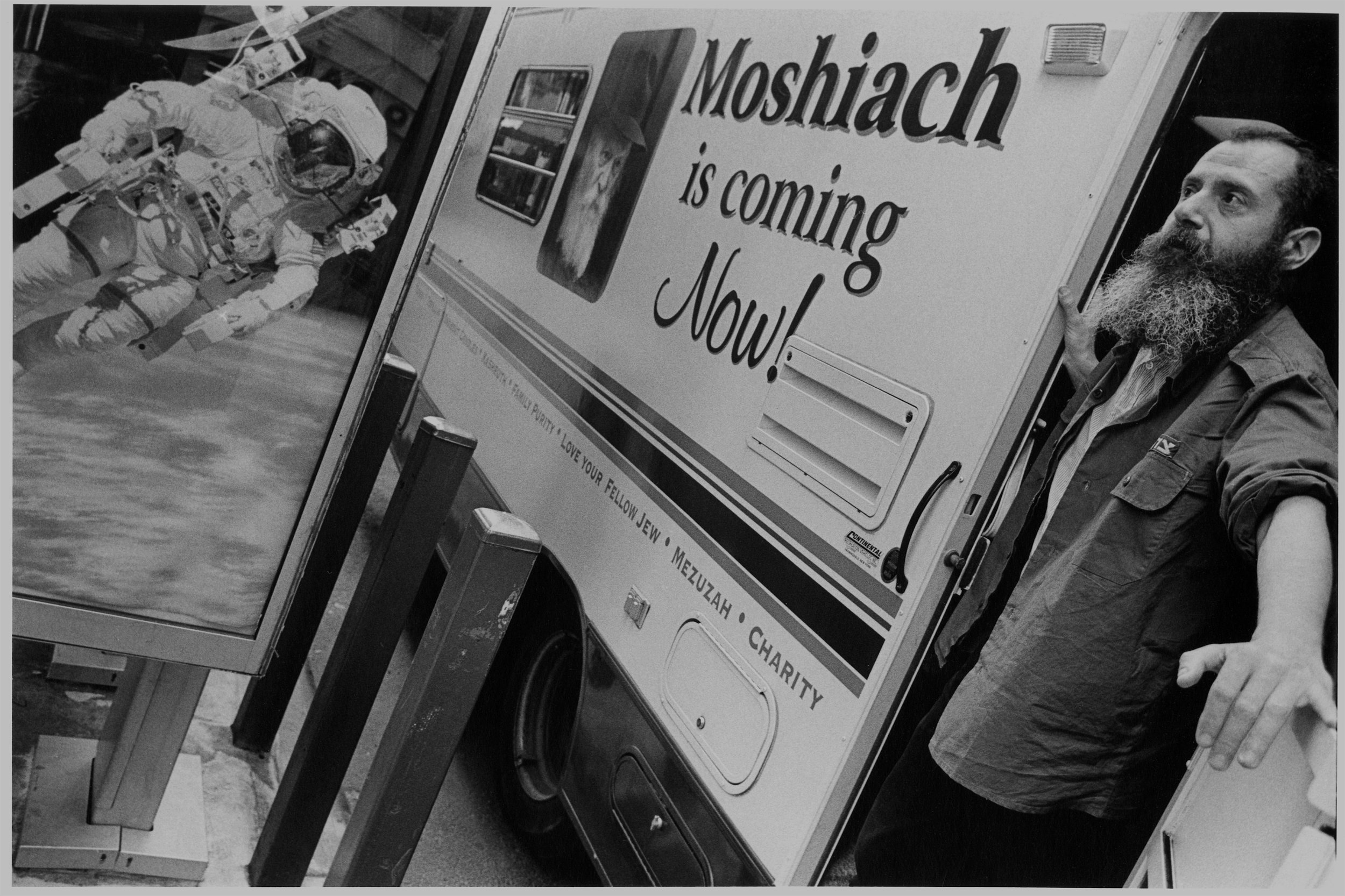 moshiach is coming, east village, nyc, c. 1995