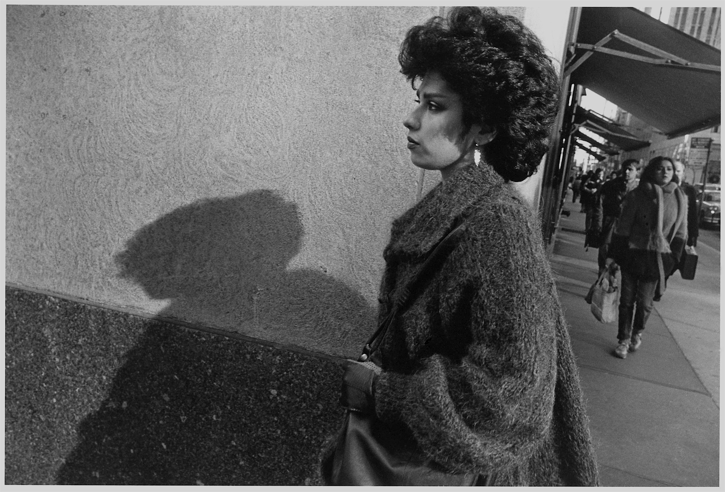 fab haired woman, midtown, nyc, c. 1987