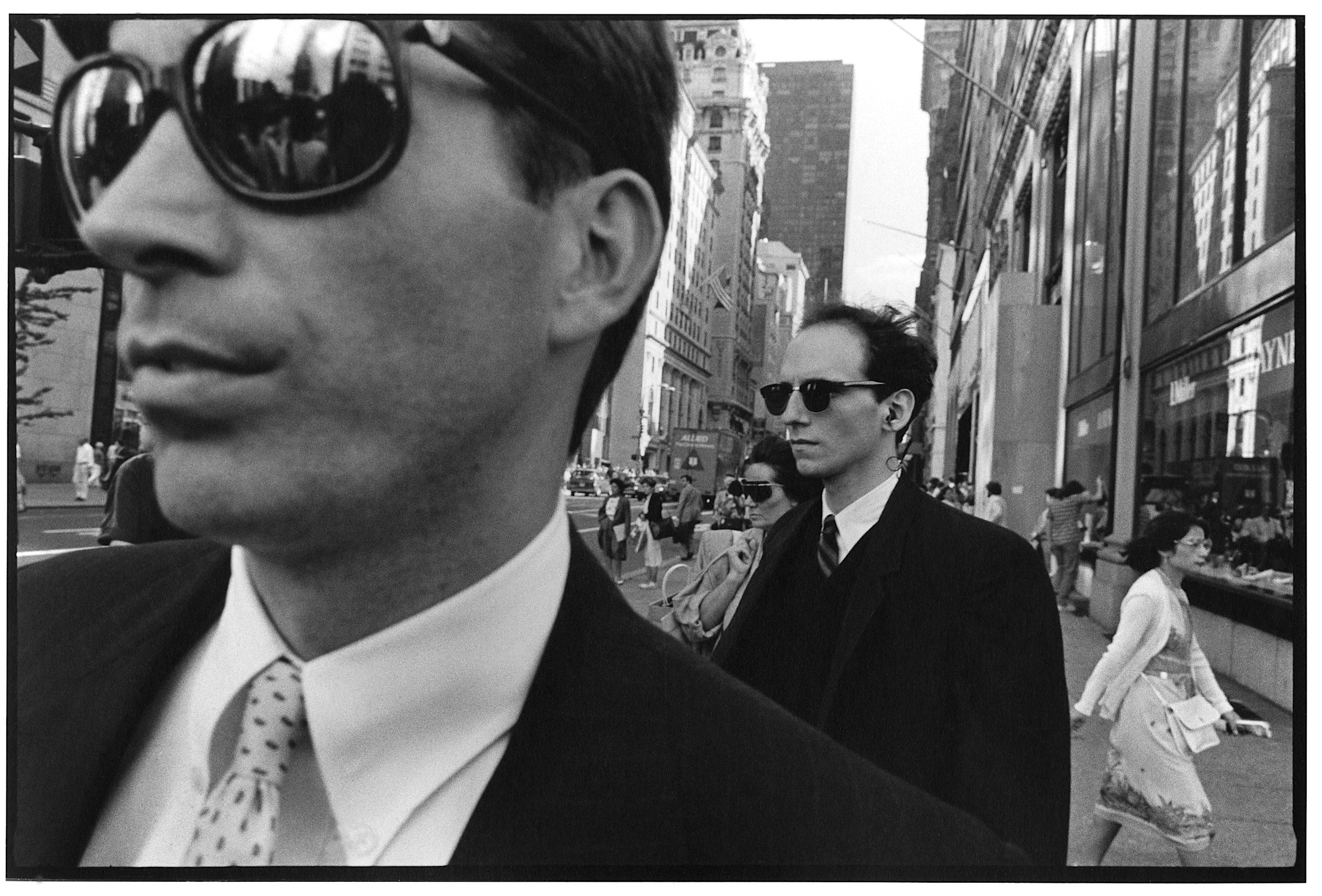 men in black, 5th &amp; 42nd, nyc, early 1980’s