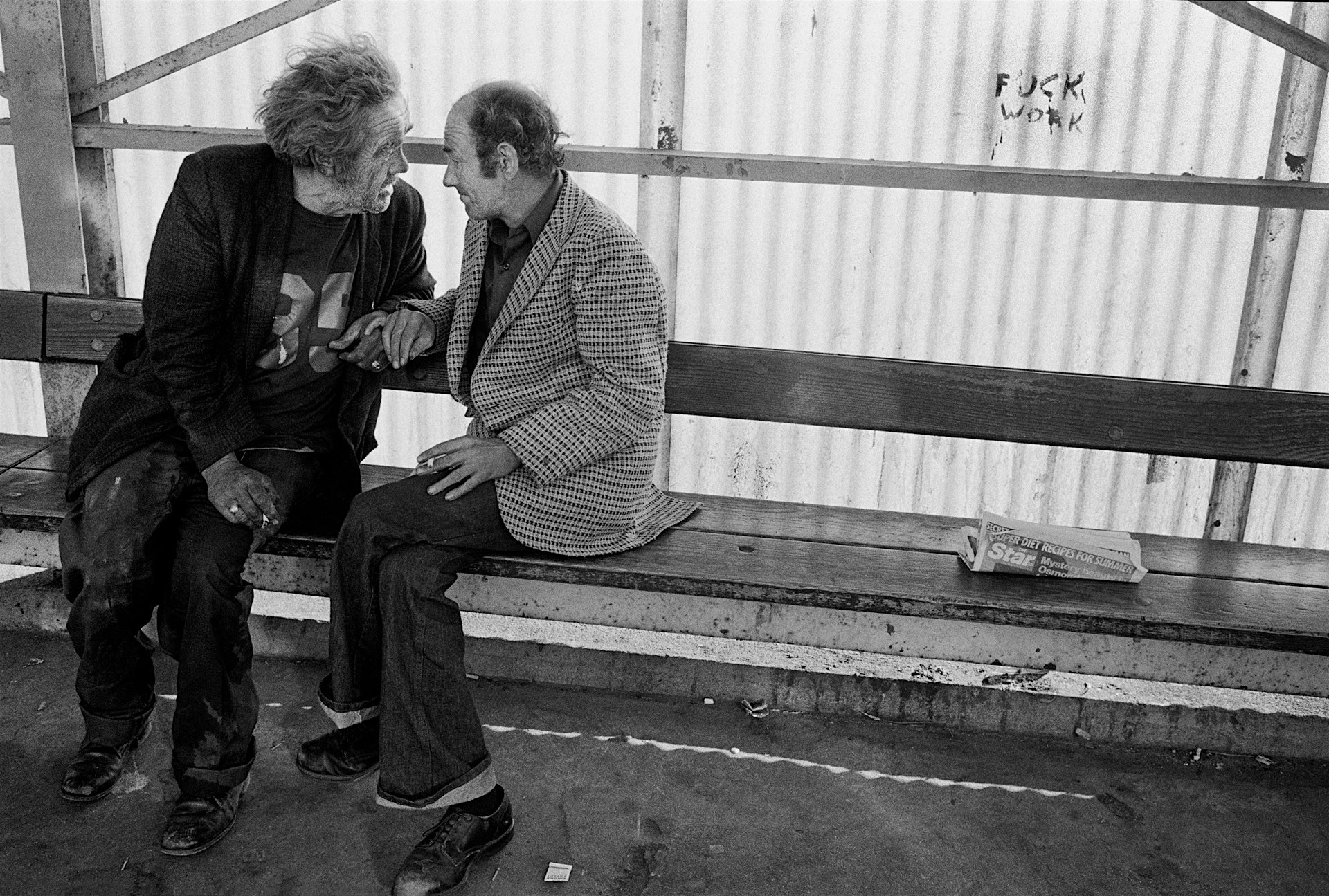 Fuck Work, Mass Ave., Boston, 1978