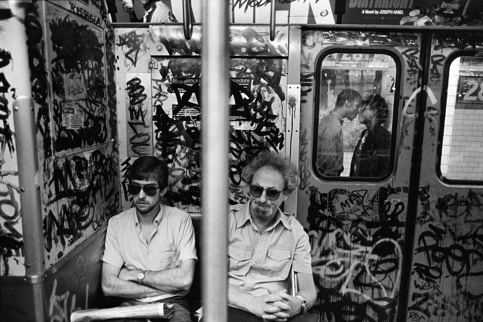 Subway Kiss, NYC, 1987