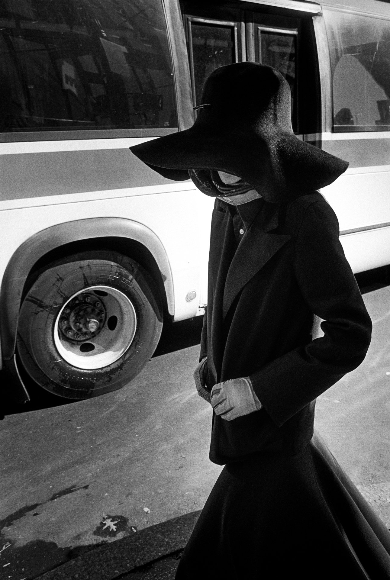 Hidden Woman, 57th St., NYC, c. 1986
