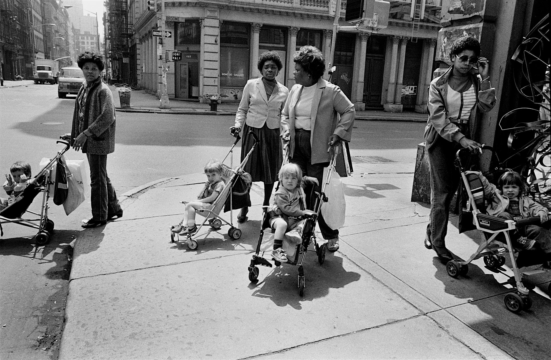 Black Nannies/White Tykes, SoHo, NYC, 1982
