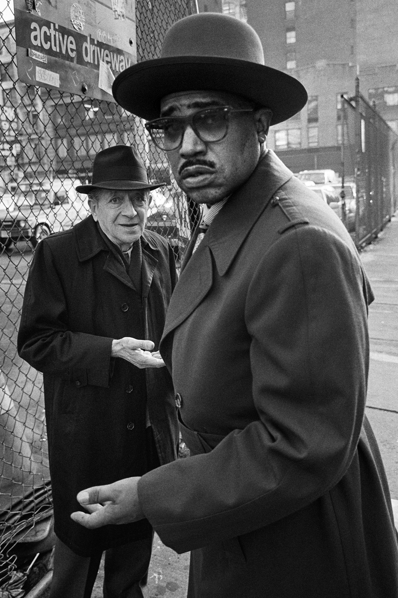 Two Dudes, 8th Ave., NYC, 1989