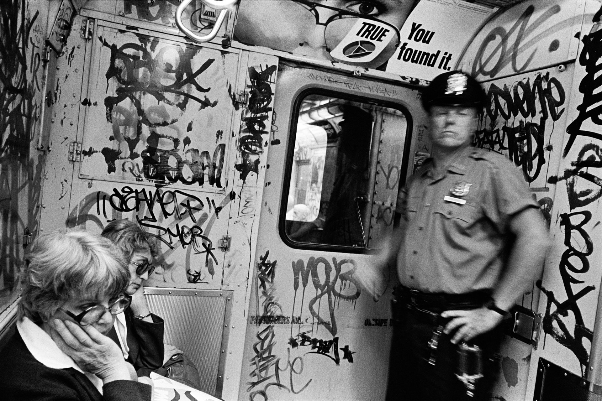 True You Found It, Subway, NYC, 1983